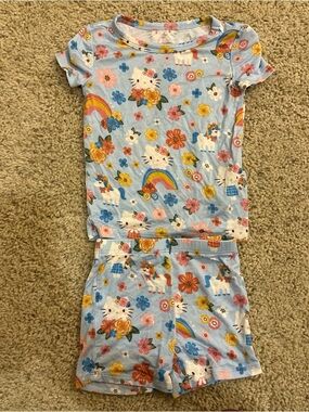 Toddler hello kitty Short Pajama Set - posh peanut